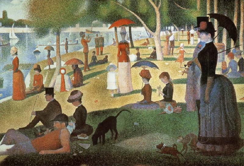 Georges Seurat The Grand Jatte of Sunday afternoon